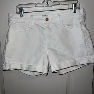 White Old Navy jean short
